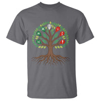 Seven Candles Of Kwanzaa Tree Of Life T Shirt African Heritage Gift - Wonder Print Shop