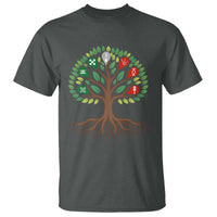 Seven Candles Of Kwanzaa Tree Of Life T Shirt African Heritage Gift - Wonder Print Shop