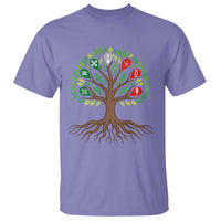 Seven Candles Of Kwanzaa Tree Of Life T Shirt African Heritage Gift - Wonder Print Shop