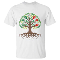 Seven Candles Of Kwanzaa Tree Of Life T Shirt African Heritage Gift - Wonder Print Shop