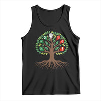 Seven Candles Of Kwanzaa Tree Of Life Tank Top African Heritage Gift - Wonder Print Shop