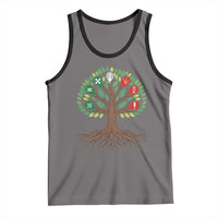 Seven Candles Of Kwanzaa Tree Of Life Tank Top African Heritage Gift - Wonder Print Shop
