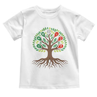 Seven Candles Of Kwanzaa Tree Of Life Toddler T Shirt African Heritage Gift - Wonder Print Shop