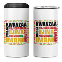 Nguzo Saba Seven Principles 4 in 1 Can Cooler Tumbler African Heritage Celebration Gift - Wonder Print Shop
