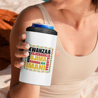 Nguzo Saba Seven Principles 4 in 1 Can Cooler Tumbler African Heritage Celebration Gift - Wonder Print Shop