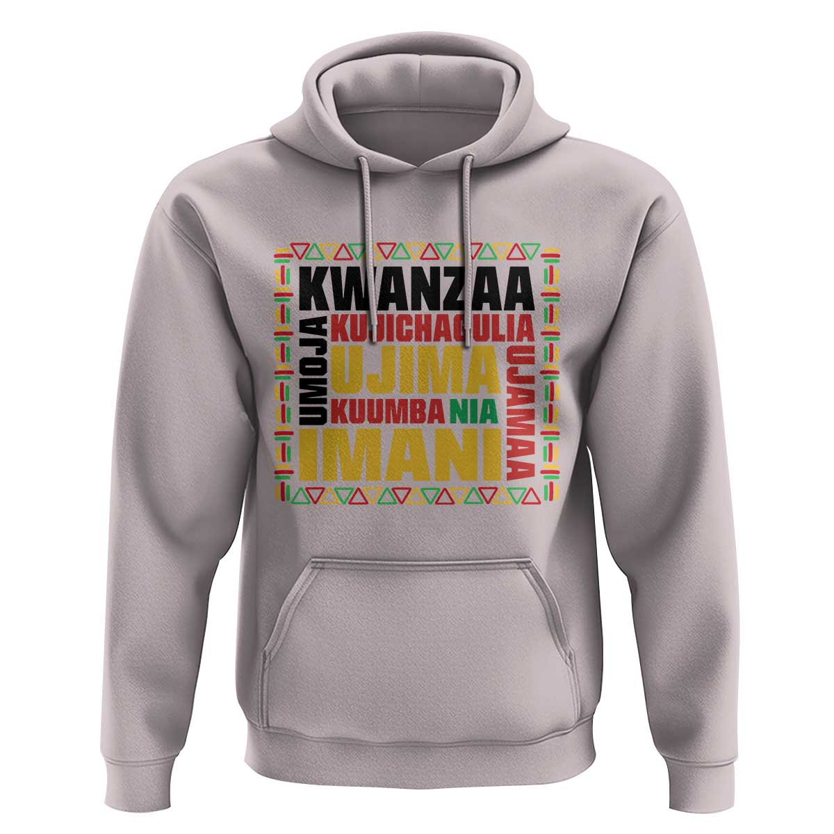 Nguzo Saba Seven Principles Hoodie African Heritage Celebration Gift - Wonder Print Shop