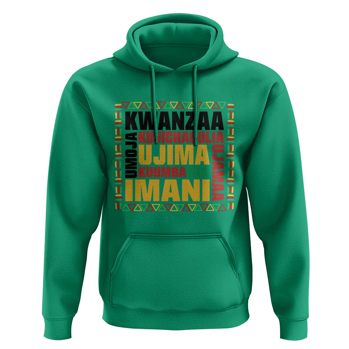 Nguzo Saba Seven Principles Hoodie African Heritage Celebration Gift - Wonder Print Shop