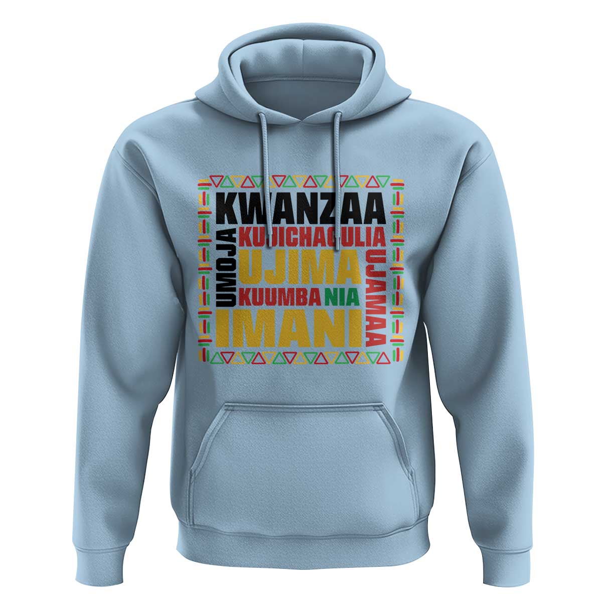 Nguzo Saba Seven Principles Hoodie African Heritage Celebration Gift - Wonder Print Shop