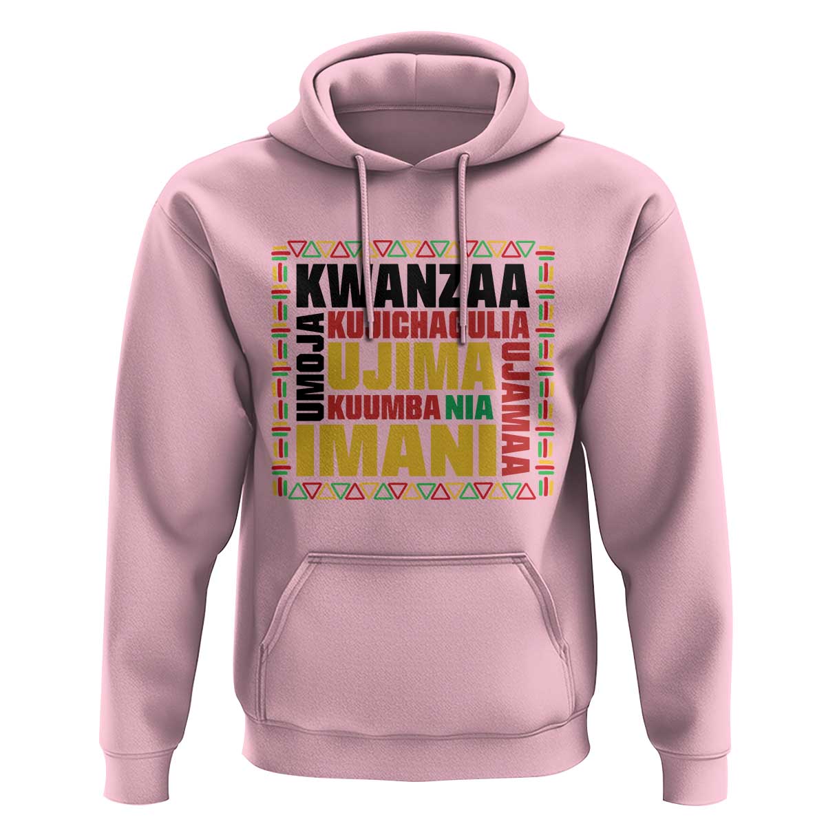 Nguzo Saba Seven Principles Hoodie African Heritage Celebration Gift - Wonder Print Shop