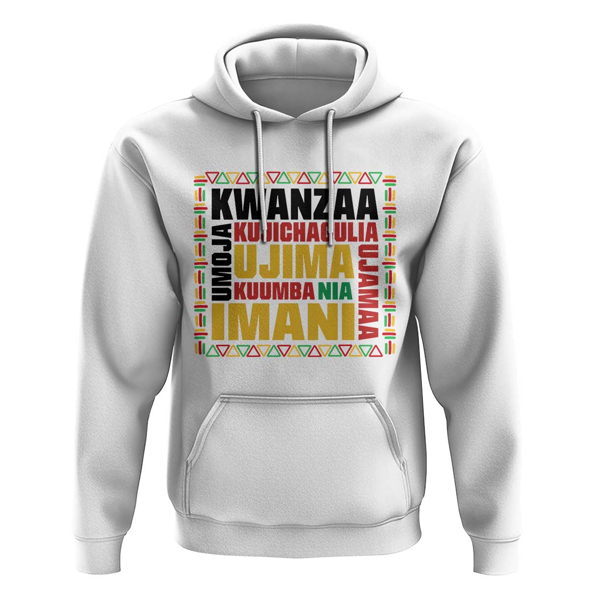 Nguzo Saba Seven Principles Hoodie African Heritage Celebration Gift - Wonder Print Shop