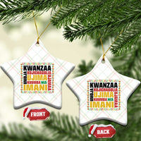 Nguzo Saba Seven Principles Ceramic Ornament African Heritage Celebration Gift - Wonder Print Shop