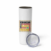 Nguzo Saba Seven Principles Skinny Tumbler African Heritage Celebration Gift - Wonder Print Shop