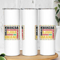 Nguzo Saba Seven Principles Skinny Tumbler African Heritage Celebration Gift - Wonder Print Shop