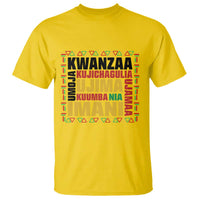 Nguzo Saba Seven Principles T Shirt African Heritage Celebration Gift - Wonder Print Shop