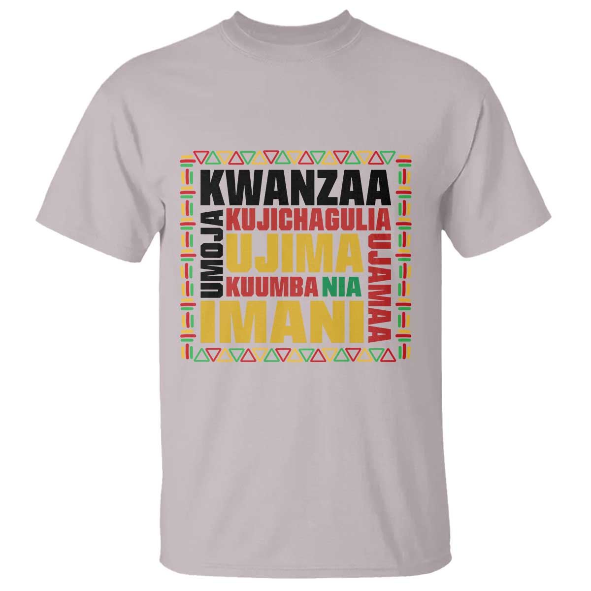 Nguzo Saba Seven Principles T Shirt African Heritage Celebration Gift - Wonder Print Shop