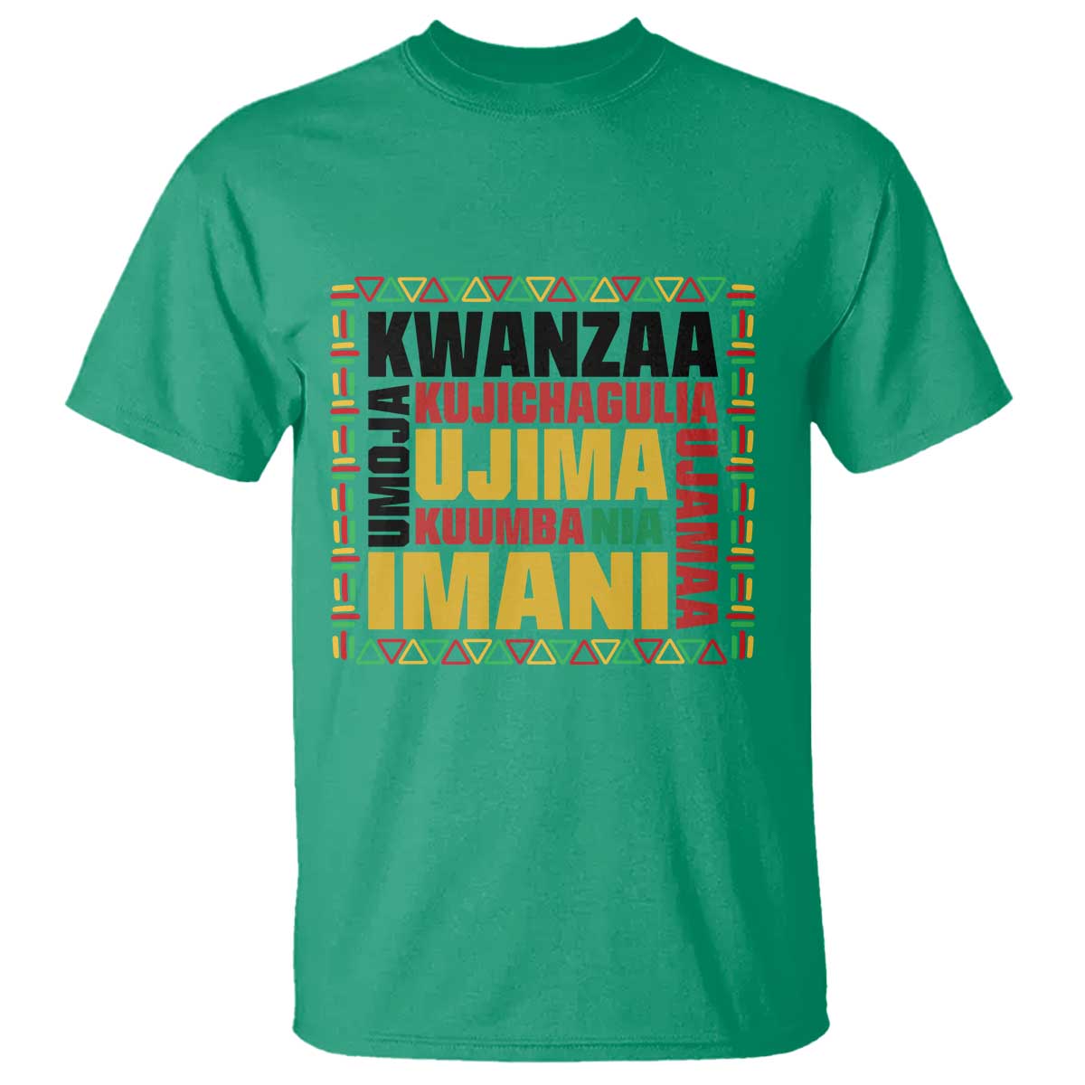 Nguzo Saba Seven Principles T Shirt African Heritage Celebration Gift - Wonder Print Shop