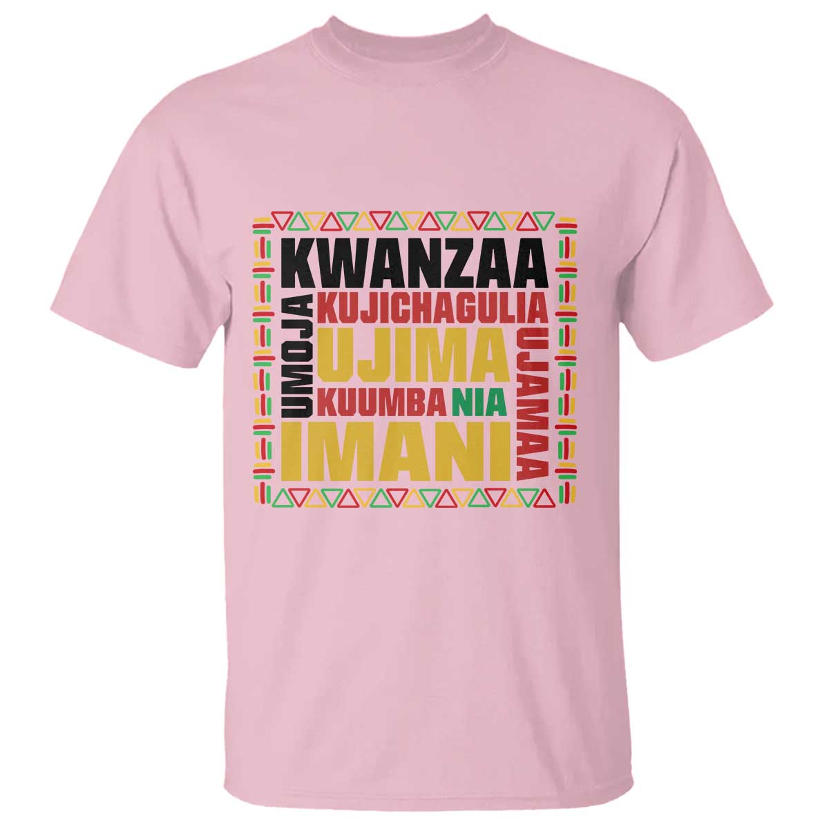 Nguzo Saba Seven Principles T Shirt African Heritage Celebration Gift - Wonder Print Shop