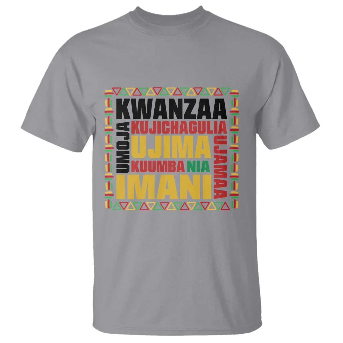 Nguzo Saba Seven Principles T Shirt African Heritage Celebration Gift - Wonder Print Shop