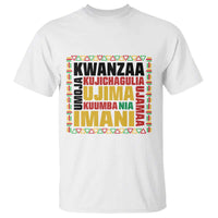 Nguzo Saba Seven Principles T Shirt African Heritage Celebration Gift - Wonder Print Shop