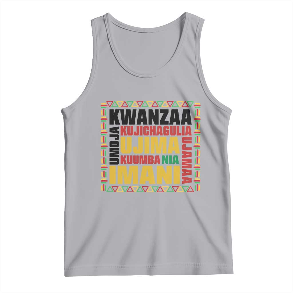 Nguzo Saba Seven Principles Tank Top African Heritage Celebration Gift - Wonder Print Shop