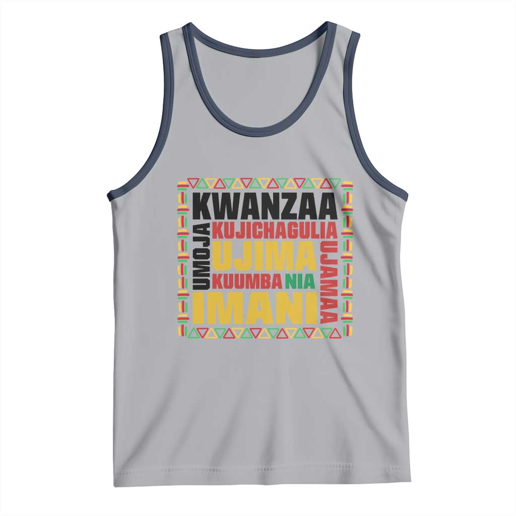 Nguzo Saba Seven Principles Tank Top African Heritage Celebration Gift - Wonder Print Shop