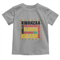 Nguzo Saba Seven Principles Toddler T Shirt African Heritage Celebration Gift - Wonder Print Shop
