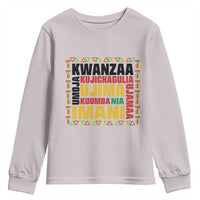 Nguzo Saba Seven Principles Youth Sweatshirt African Heritage Celebration Gift - Wonder Print Shop