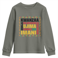 Nguzo Saba Seven Principles Youth Sweatshirt African Heritage Celebration Gift - Wonder Print Shop
