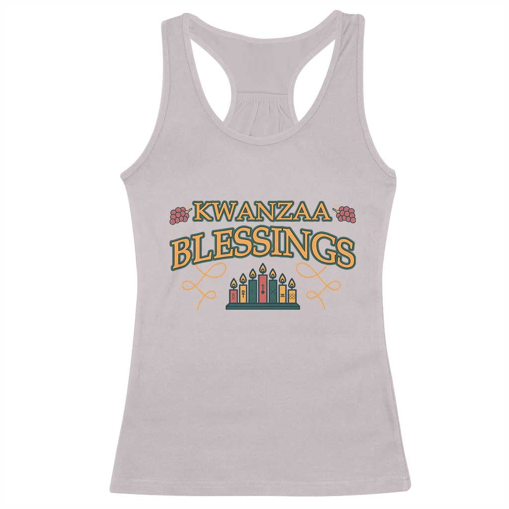 Kwanzaa Blessings Racerback Tank Top African Heritage Celebration Gift - Wonder Print Shop