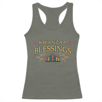 Kwanzaa Blessings Racerback Tank Top African Heritage Celebration Gift - Wonder Print Shop