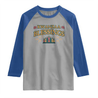 Kwanzaa Blessings Raglan Shirt African Heritage Celebration Gift - Wonder Print Shop