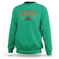 Kwanzaa Blessings Sweatshirt African Heritage Celebration Gift - Wonder Print Shop