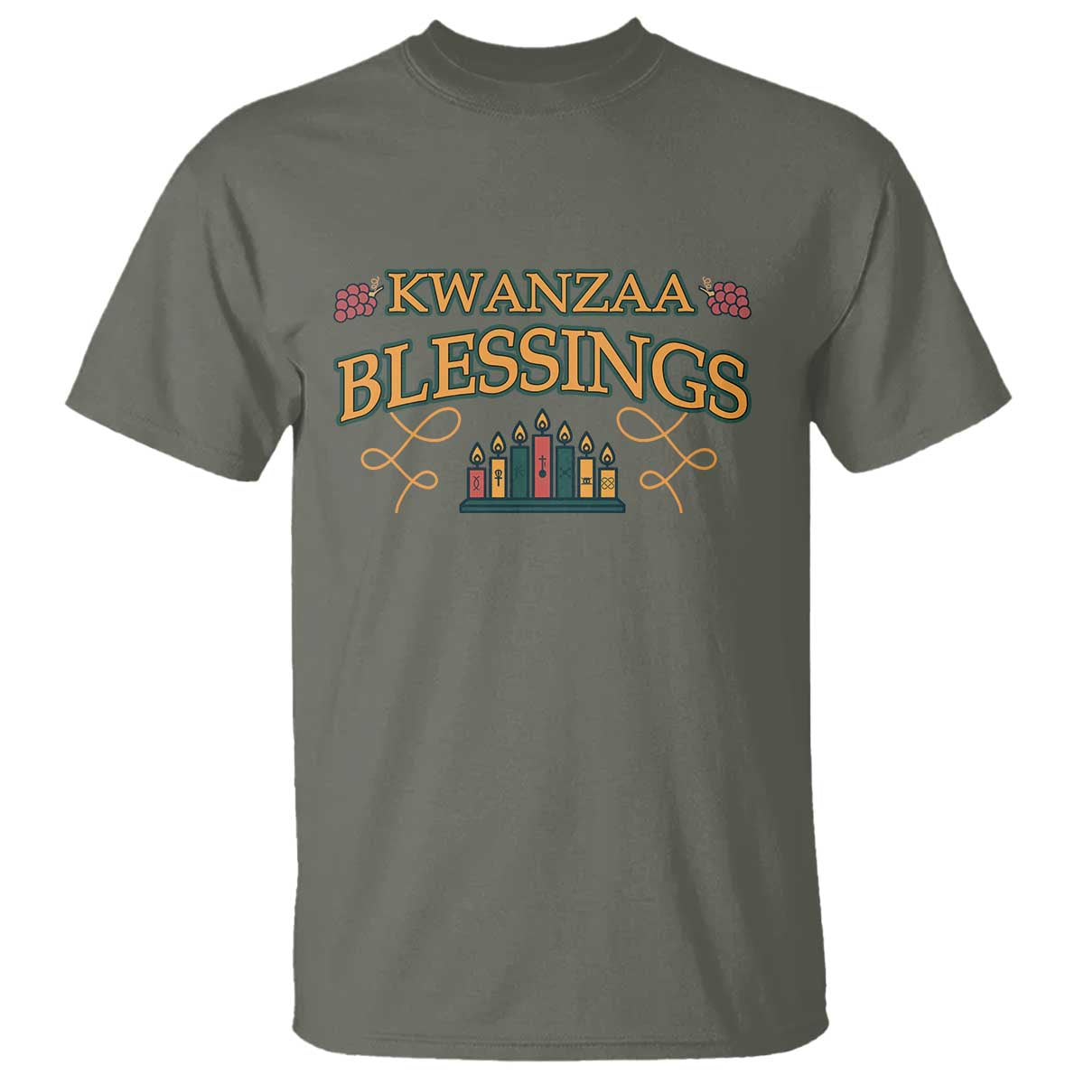 Kwanzaa Blessings T Shirt African Heritage Celebration Gift - Wonder Print Shop