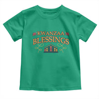 Kwanzaa Blessings Toddler T Shirt African Heritage Celebration Gift - Wonder Print Shop