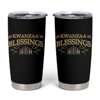 Kwanzaa Blessings Tumbler Cup African Heritage Celebration Gift - Wonder Print Shop