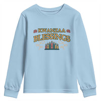 Kwanzaa Blessings Youth Sweatshirt African Heritage Celebration Gift - Wonder Print Shop