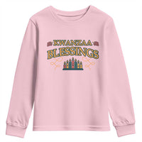 Kwanzaa Blessings Youth Sweatshirt African Heritage Celebration Gift - Wonder Print Shop