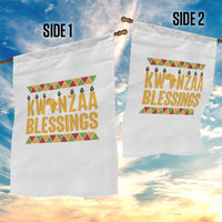 Kwanzaa Blessings Garden Flag Kinara Light African Heritage Gift - Wonder Print Shop