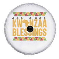 Kwanzaa Blessings Spare Tire Cover Kinara Light African Heritage Gift - Wonder Print Shop