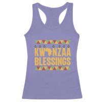 Kwanzaa Blessings Racerback Tank Top Kinara Light African Heritage Gift - Wonder Print Shop