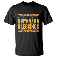 Kwanzaa Blessings T Shirt Kinara Light African Heritage Gift - Wonder Print Shop