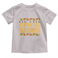 Kwanzaa Blessings Toddler T Shirt Kinara Light African Heritage Gift - Wonder Print Shop