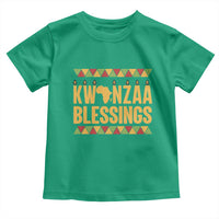 Kwanzaa Blessings Toddler T Shirt Kinara Light African Heritage Gift - Wonder Print Shop