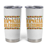 Kwanzaa Blessings Tumbler Cup Kinara Light African Heritage Gift - Wonder Print Shop