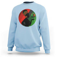 African Woman With Kinara Sweatshirt Happy Kwanzaa Cultural Pride Gift - Wonder Print Shop