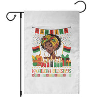 Kwanzaa Blessings African Woman Garden Flag Umoja Seven Principles Family Gift - Wonder Print Shop
