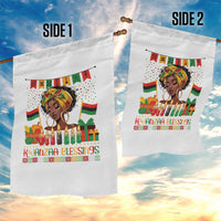 Kwanzaa Blessings African Woman Garden Flag Umoja Seven Principles Family Gift - Wonder Print Shop