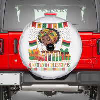 Kwanzaa Blessings African Woman Spare Tire Cover Umoja Seven Principles Family Gift - Wonder Print Shop