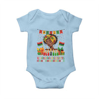 Kwanzaa Blessings African Woman Baby Onesie Umoja Seven Principles Family Gift - Wonder Print Shop