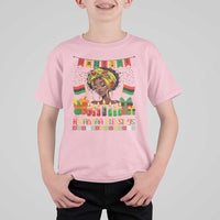 Kwanzaa Blessings African Woman T Shirt For Kid Umoja Seven Principles Family Gift - Wonder Print Shop
